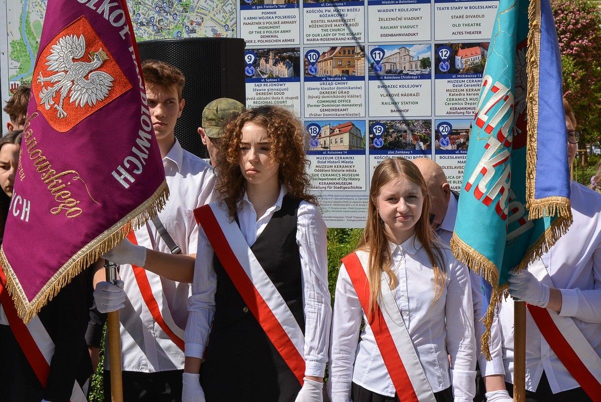 Obchody Święta Flagi Rzeczypospolitej Polskiej w Bolesławcu