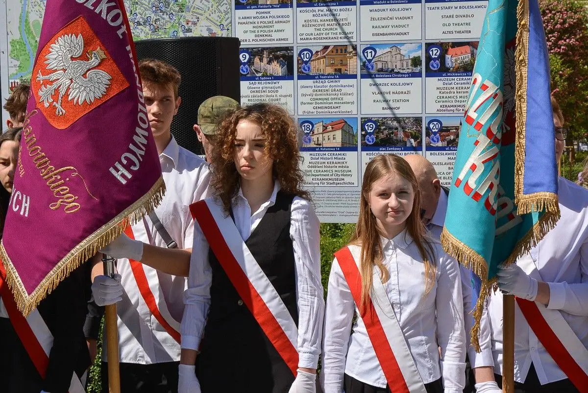 Obchody Święta Flagi Rzeczypospolitej Polskiej w Bolesławcu