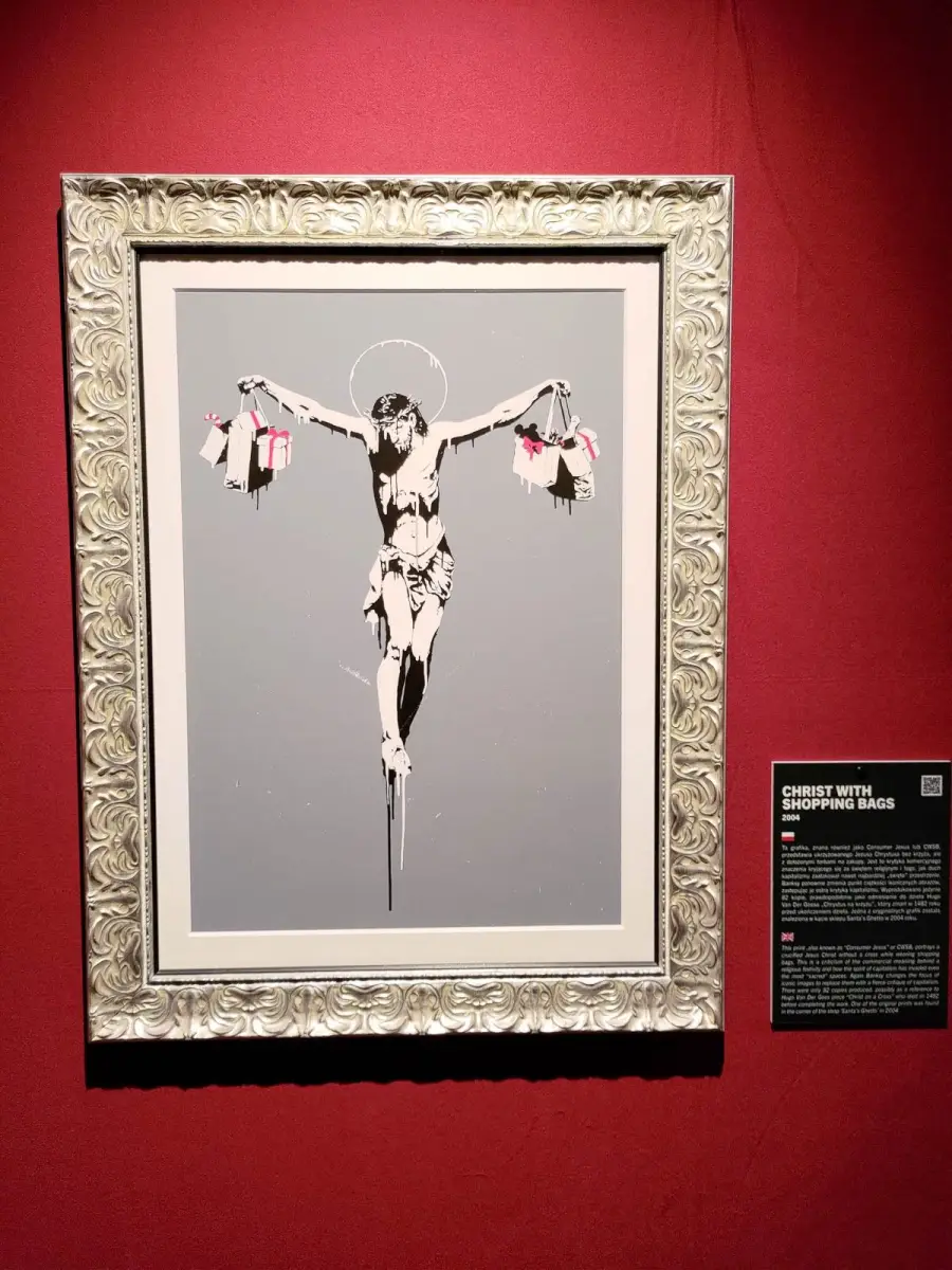 Prace Banksy'ego na wystawie we Wrocławiu
