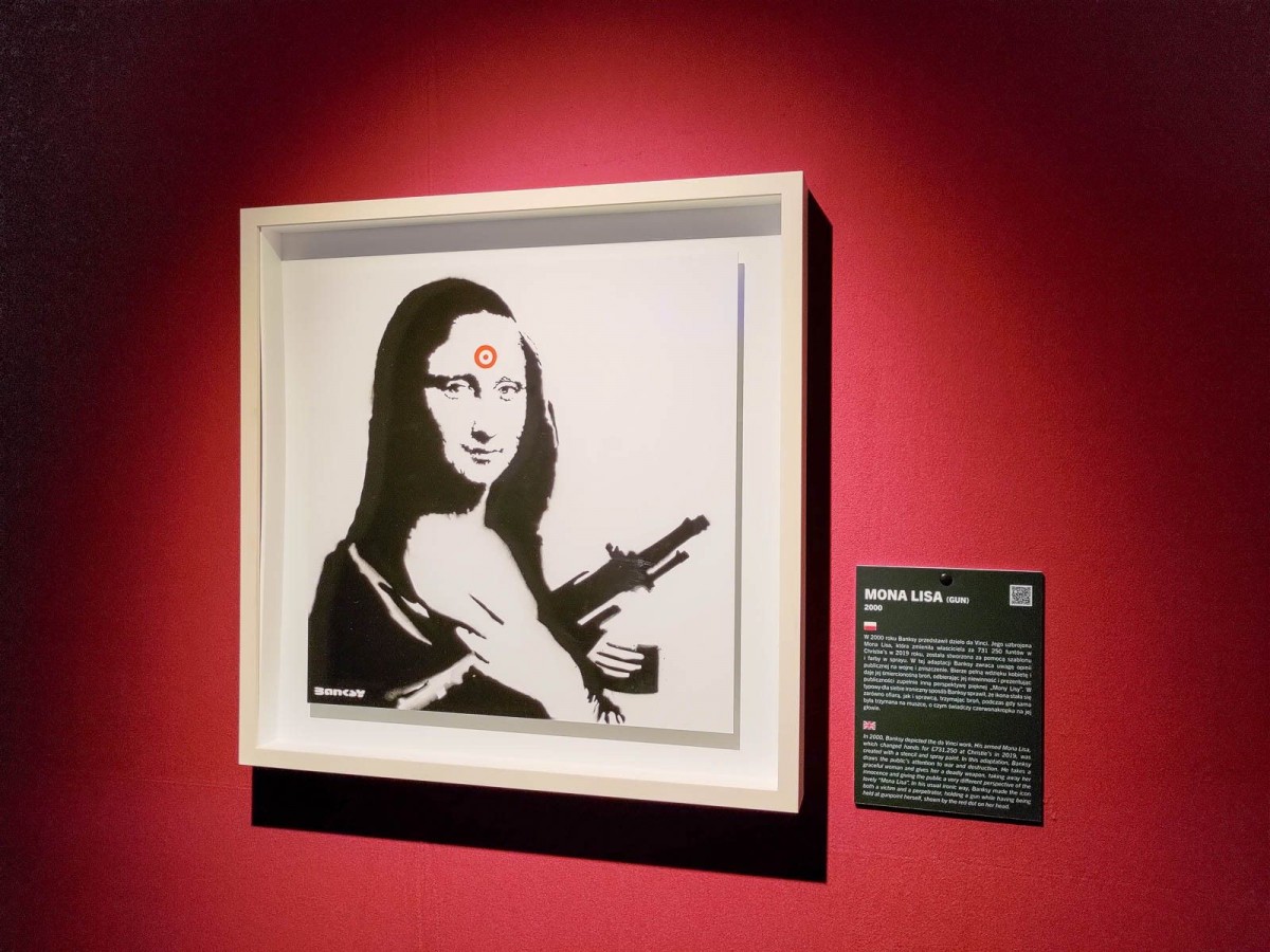 Prace Banksy'ego na wystawie we Wrocławiu