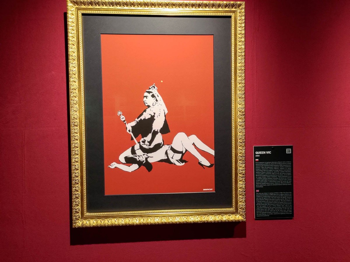 Prace Banksy'ego na wystawie we Wrocławiu