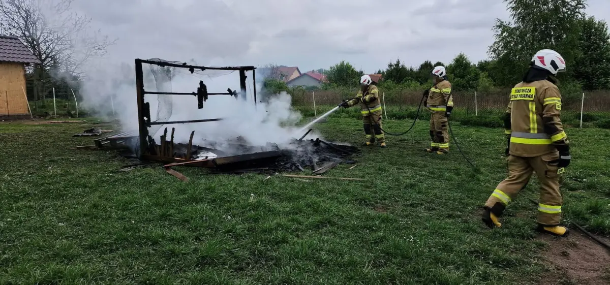 Pożar w Tomaszowie Bolesławieckim