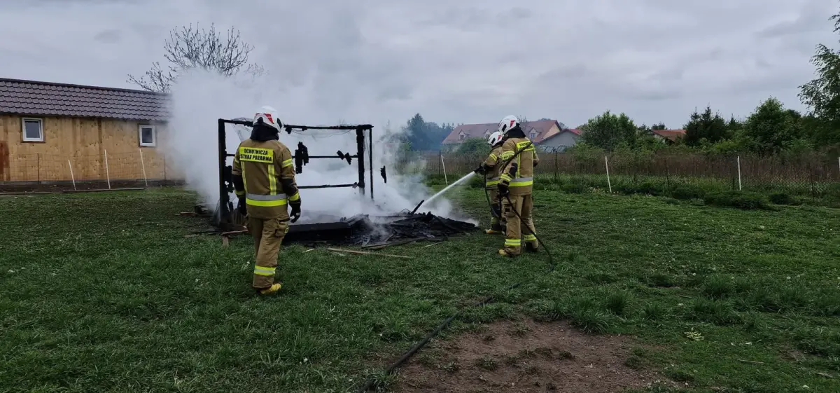 Pożar w Tomaszowie Bolesławieckim