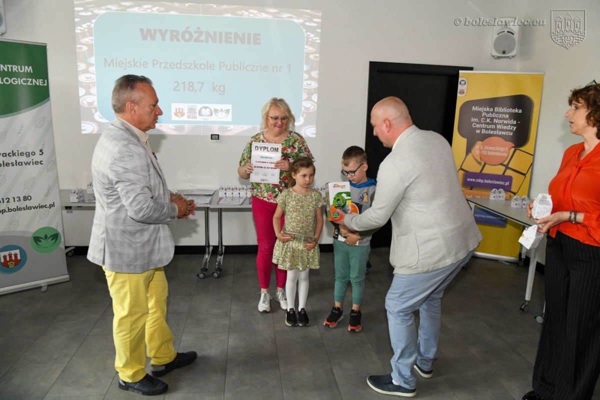 Uroczystość ogłoszenia wyników