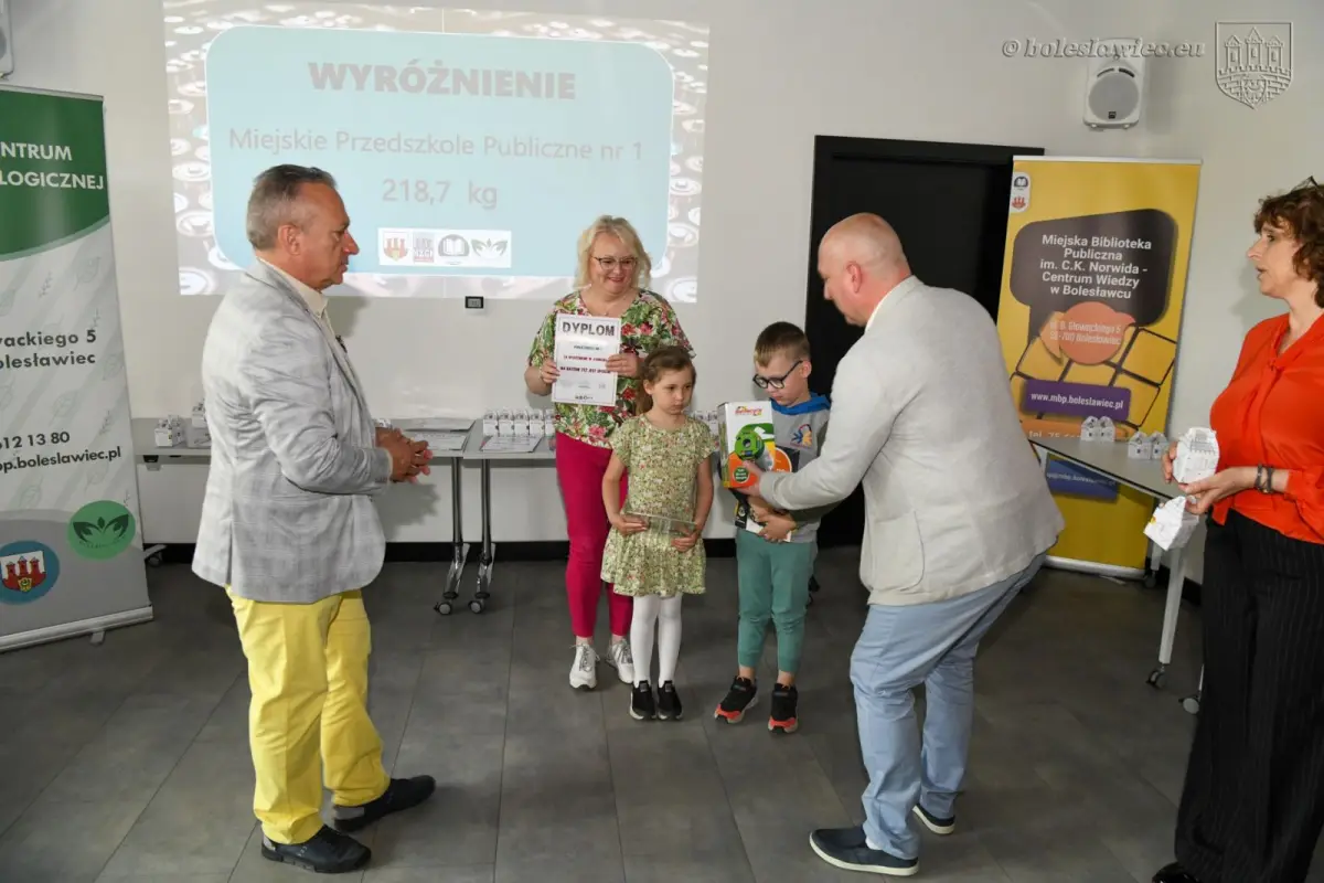 Uroczystość ogłoszenia wyników