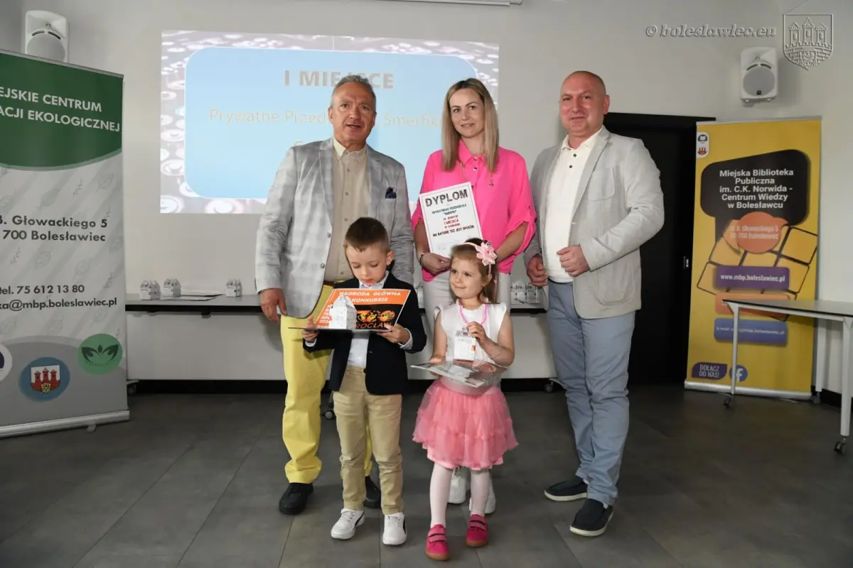 Uroczystość ogłoszenia wyników