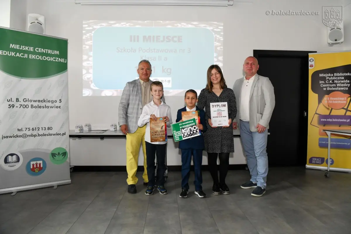 Uroczystość ogłoszenia wyników