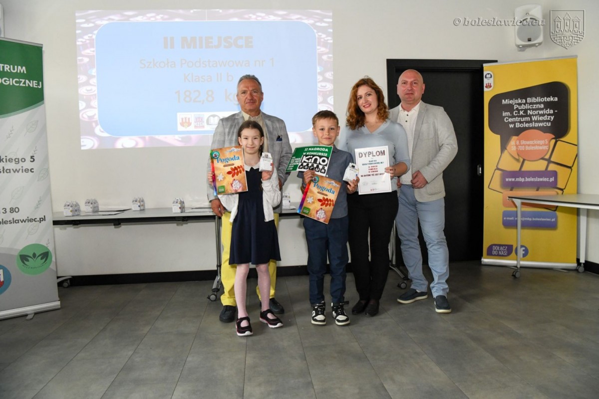 Uroczystość ogłoszenia wyników