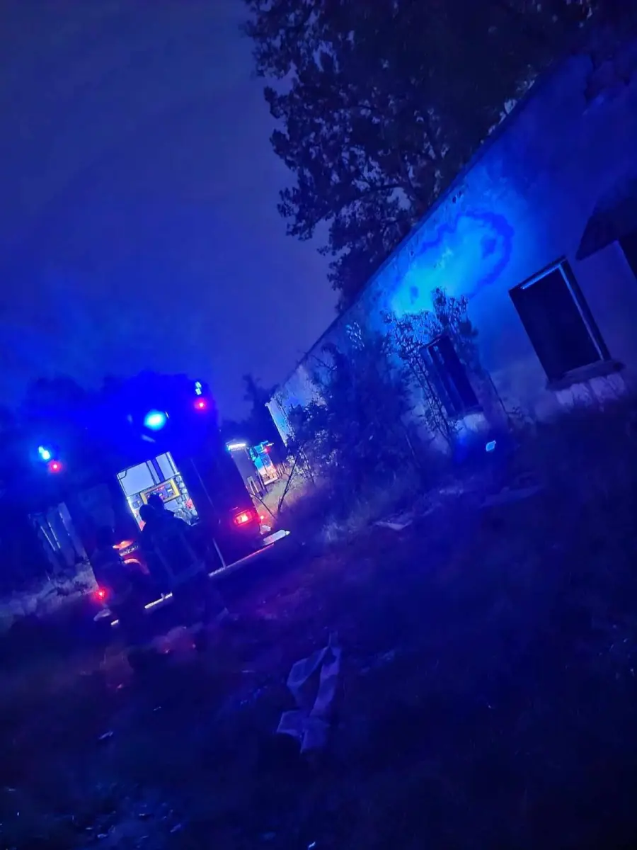 Pożar w Gromadce