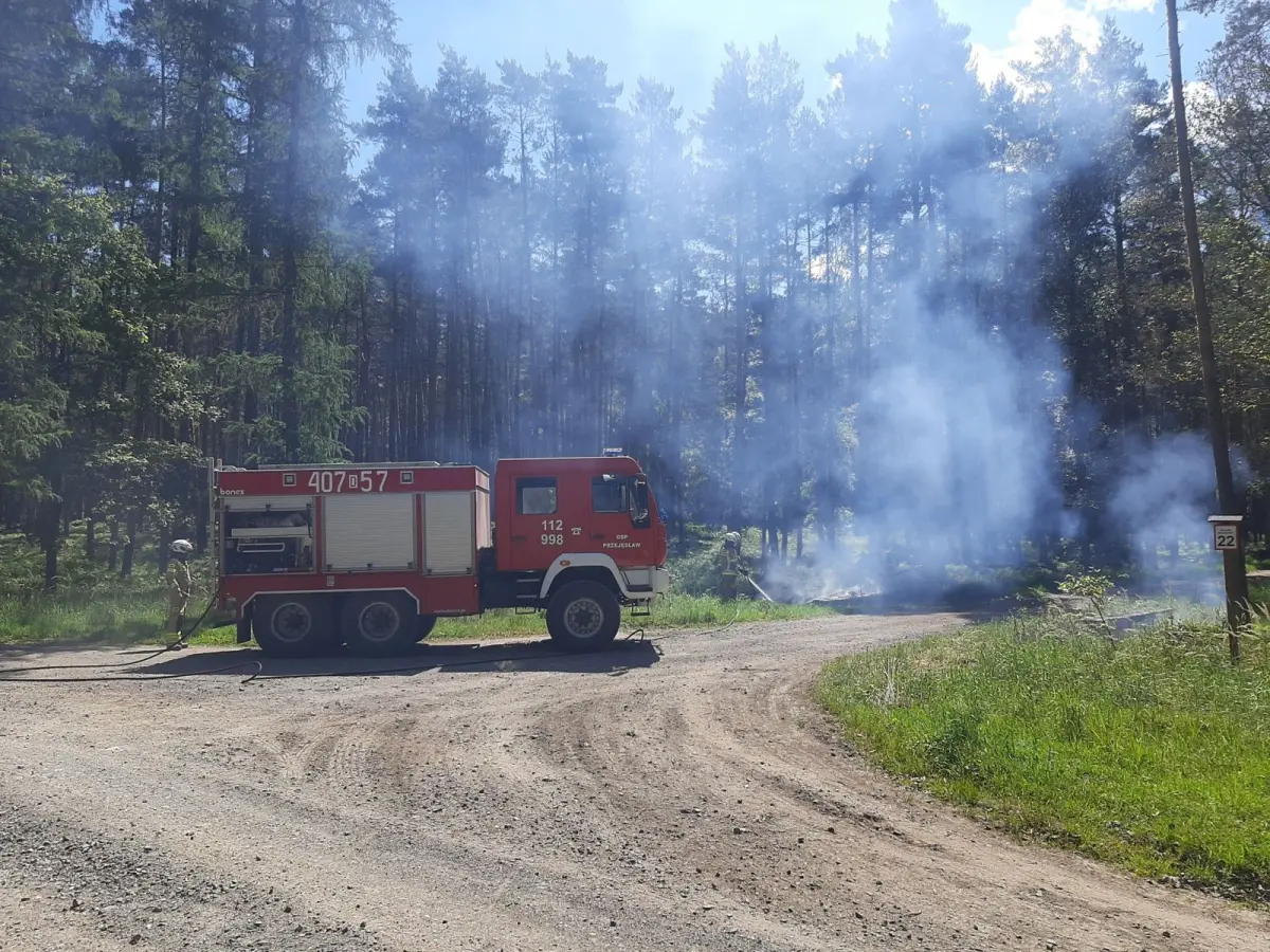 Ćwiczenia strażaków