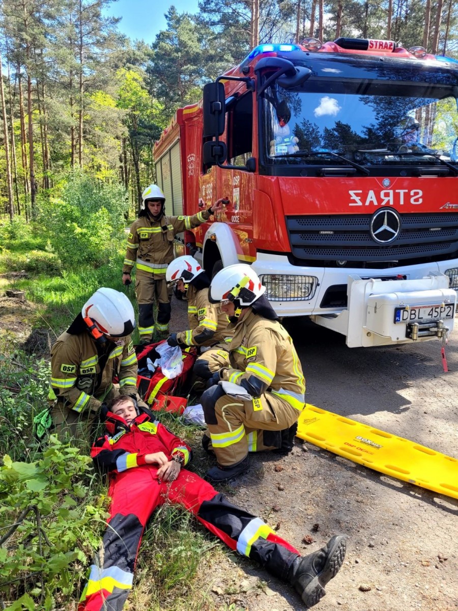 Ćwiczenia strażaków
