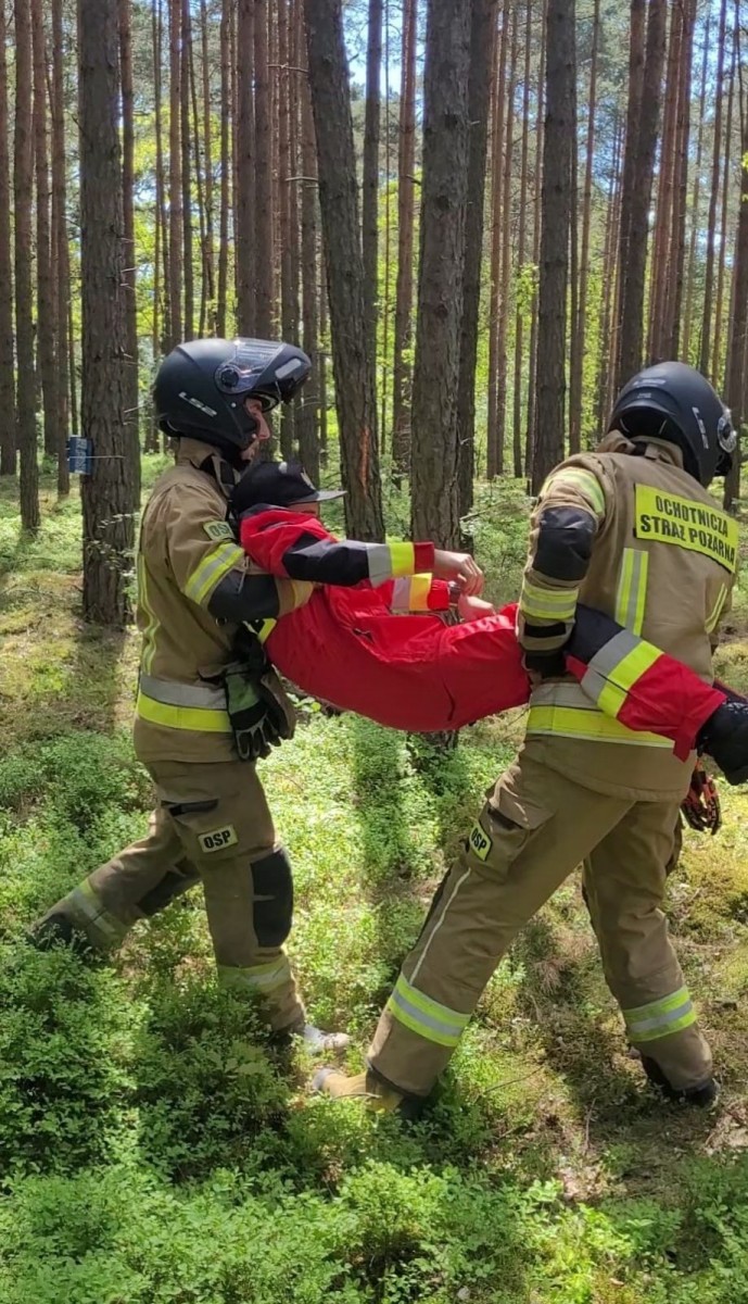 Ćwiczenia strażaków