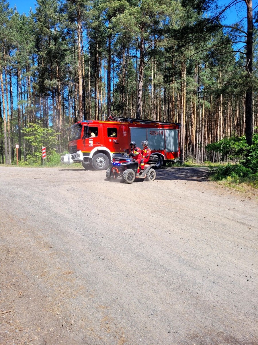 Ćwiczenia strażaków