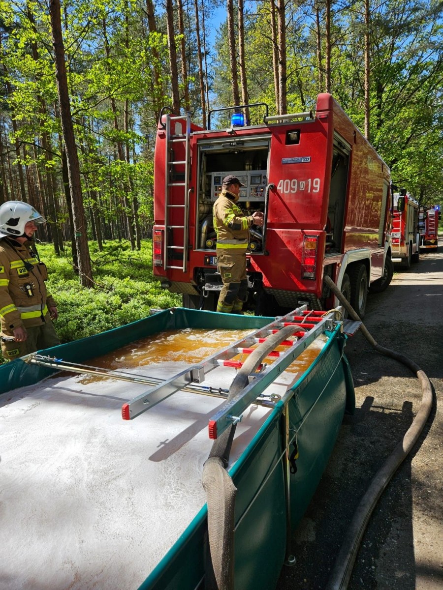 Ćwiczenia strażaków