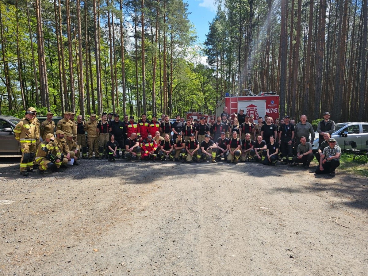 Ćwiczenia strażaków