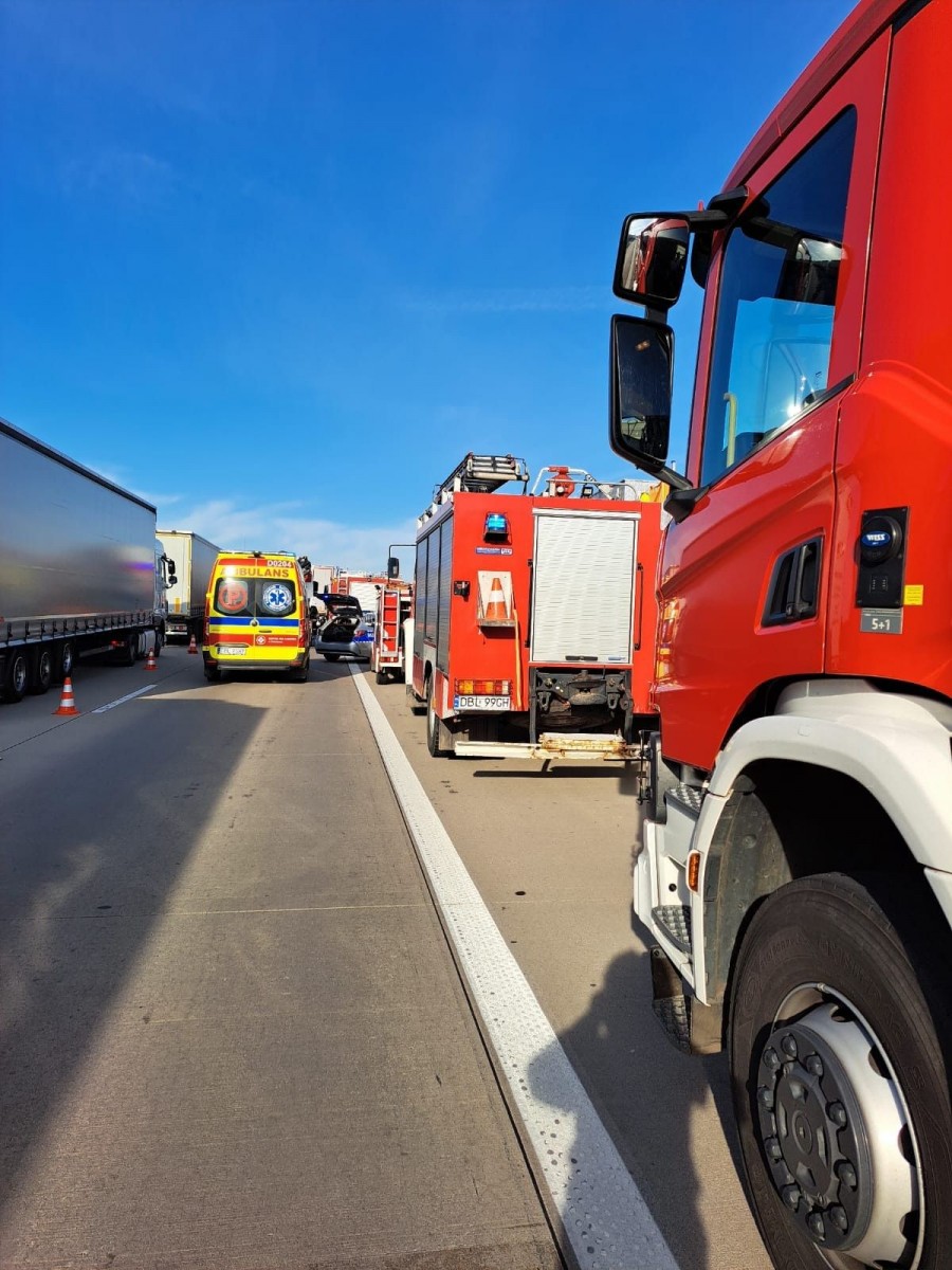 Śmiertelny wypadek na A4