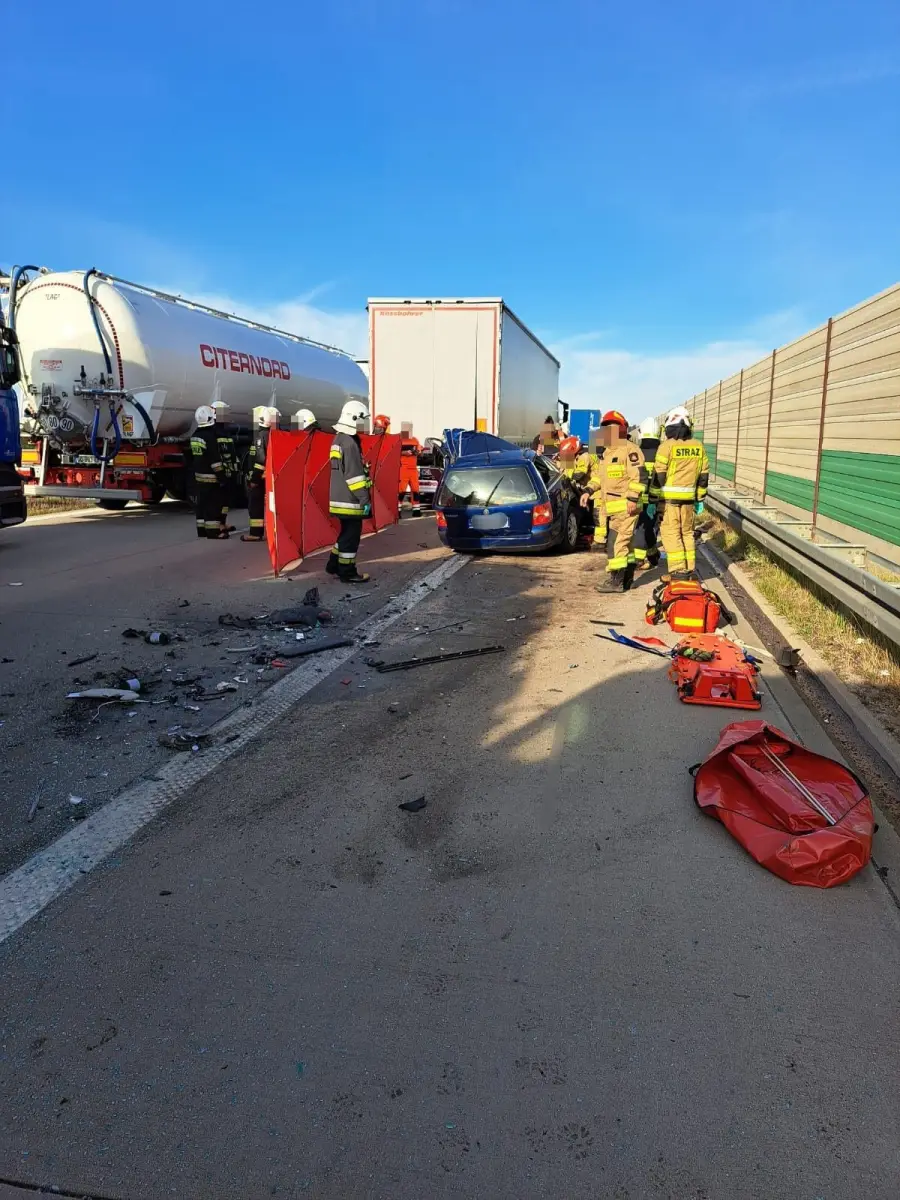 Śmiertelny wypadek na A4