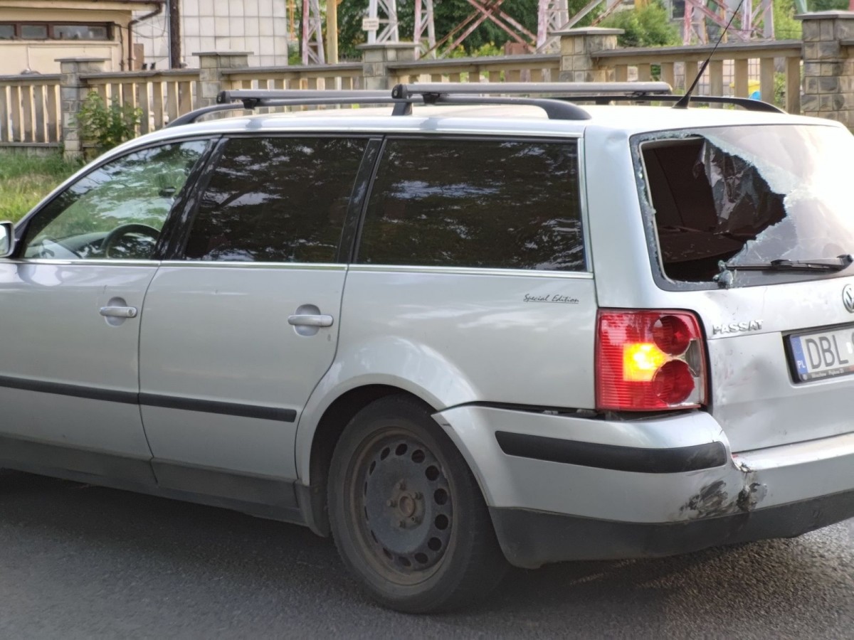 Wypadek motocyklisty na ulicy Modłowej