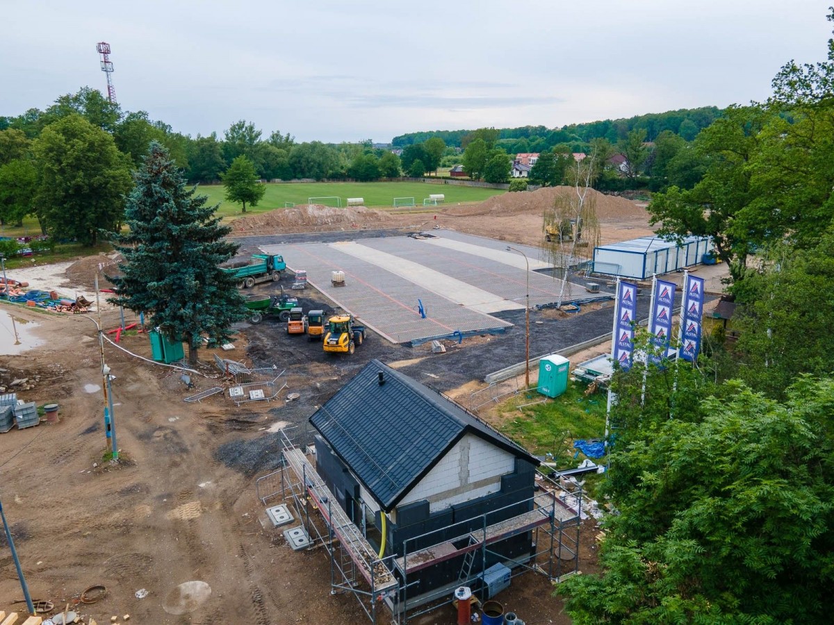 Budowa basenów przy ulicy Spacerowej w Bolesławcu