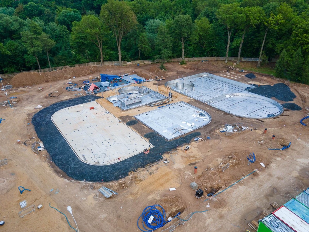 Budowa basenów przy ulicy Spacerowej w Bolesławcu