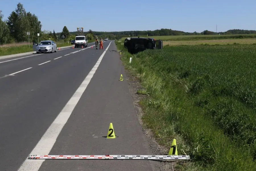 Wypadek na drodze krajowej nr 30