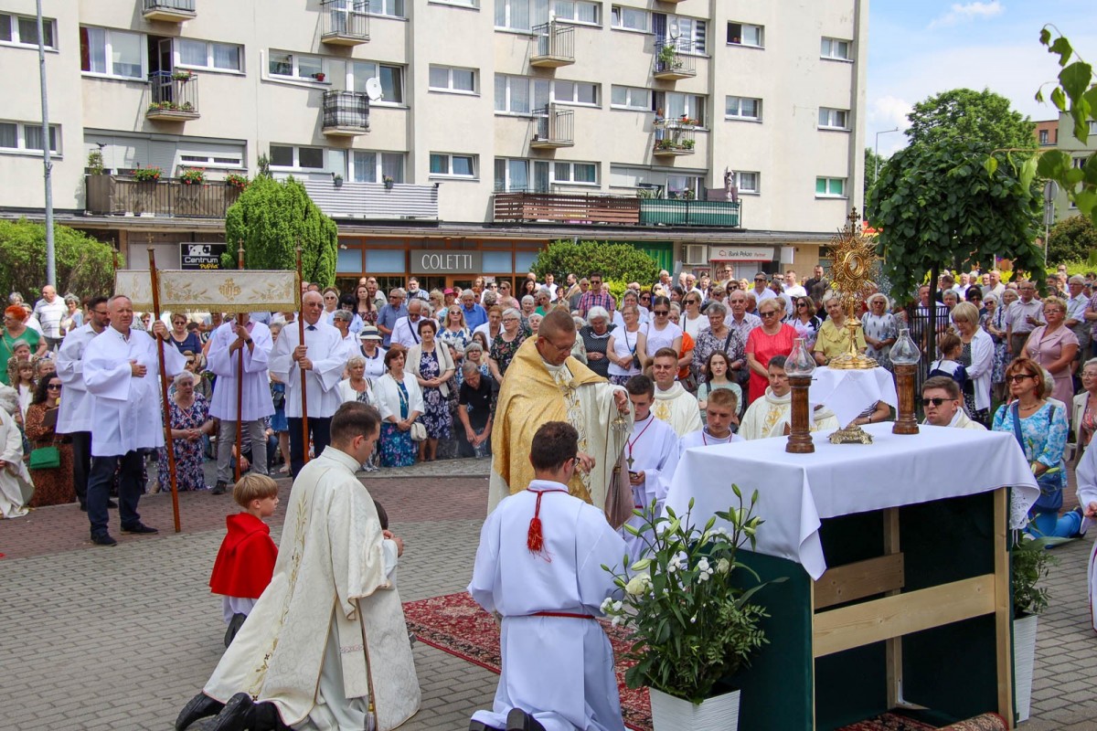 Procesja Bożego Ciała w Bolesławcu