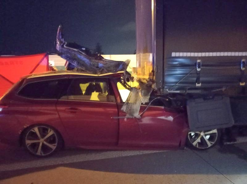 Śmiertelny wypadek na A4