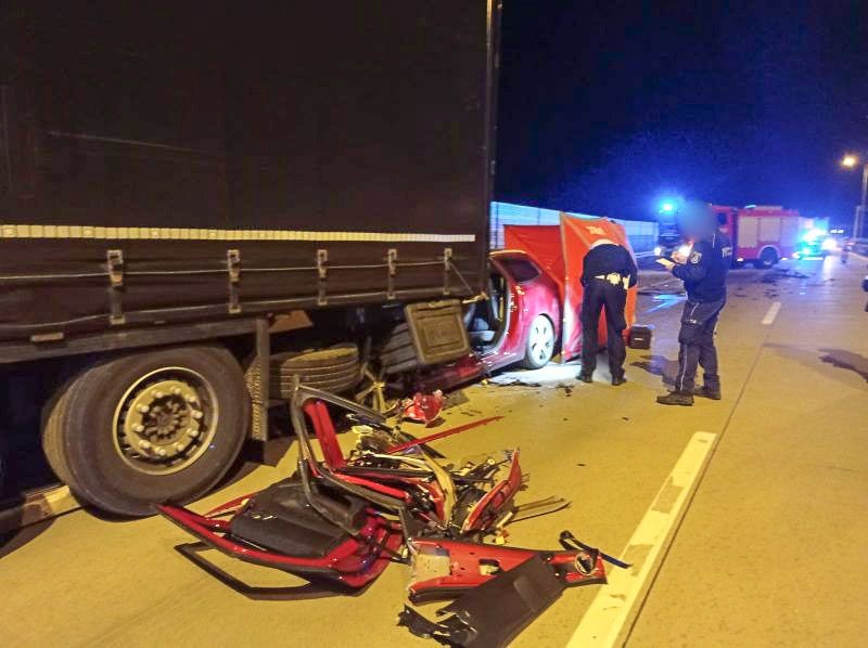 Śmiertelny wypadek na A4