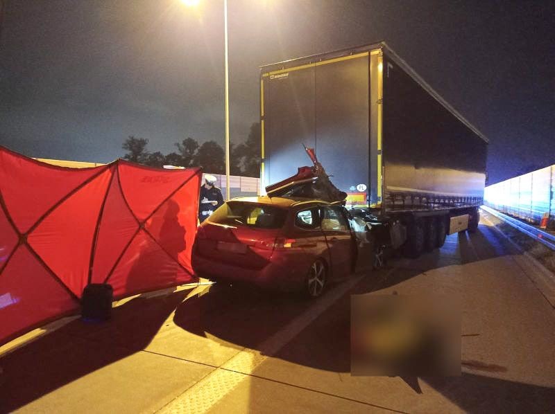 Śmiertelny wypadek na A4