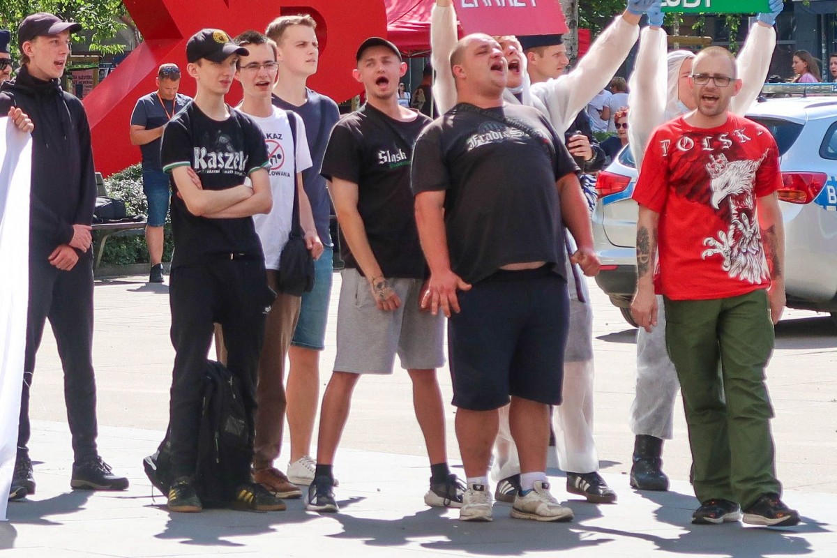 Panowie przeciwni Marszowi Równości we Wrocławiu