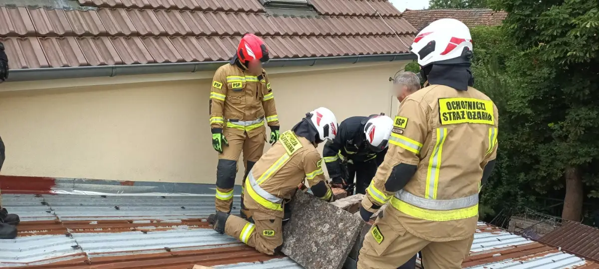 Akcja straży w Szczytnicy