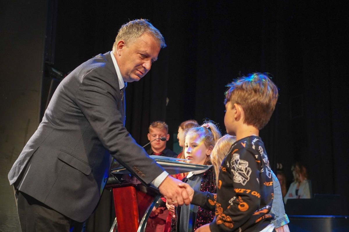 Uroczystość w Teatrze Starym w Bolesławcu