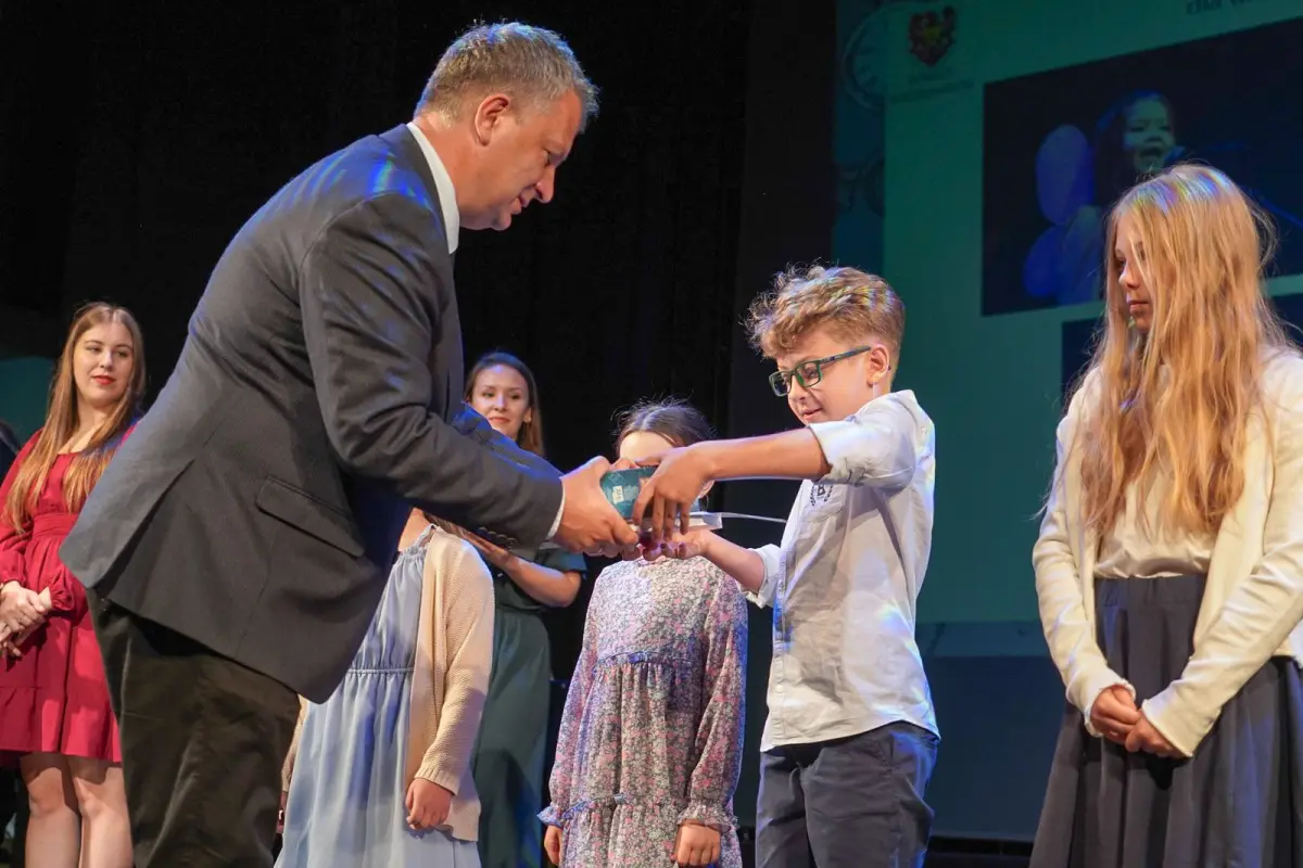 Uroczystość w Teatrze Starym w Bolesławcu