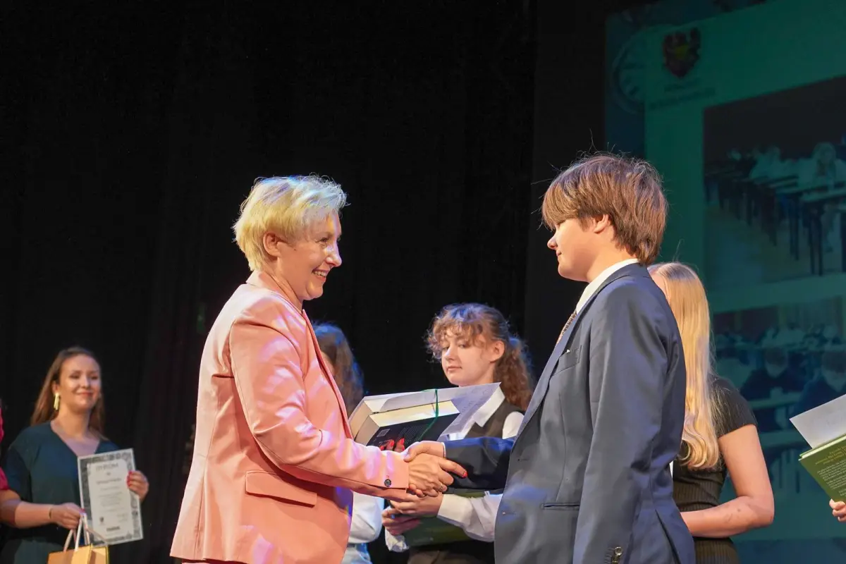 Uroczystość w Teatrze Starym w Bolesławcu