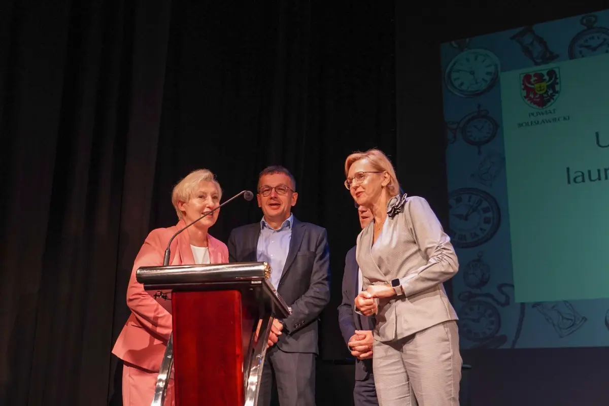 Uroczystość w Teatrze Starym w Bolesławcu