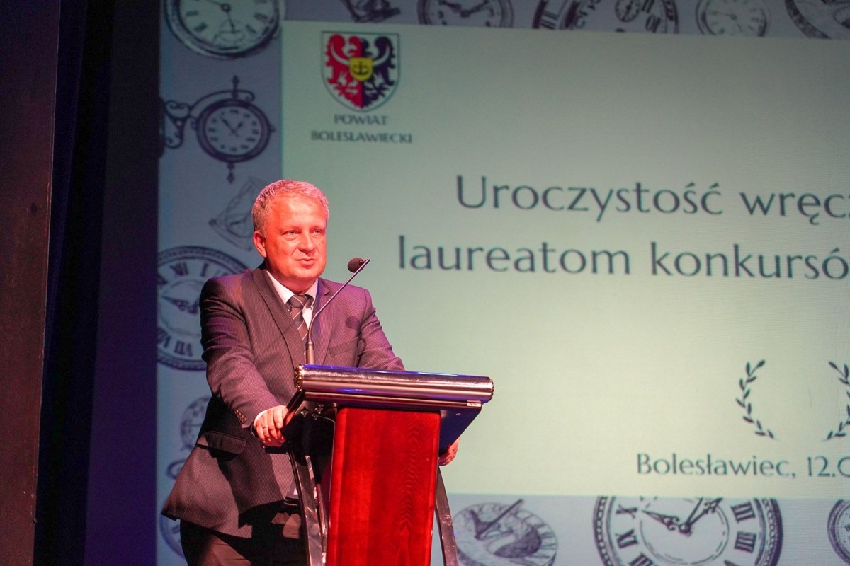 Uroczystość w Teatrze Starym w Bolesławcu