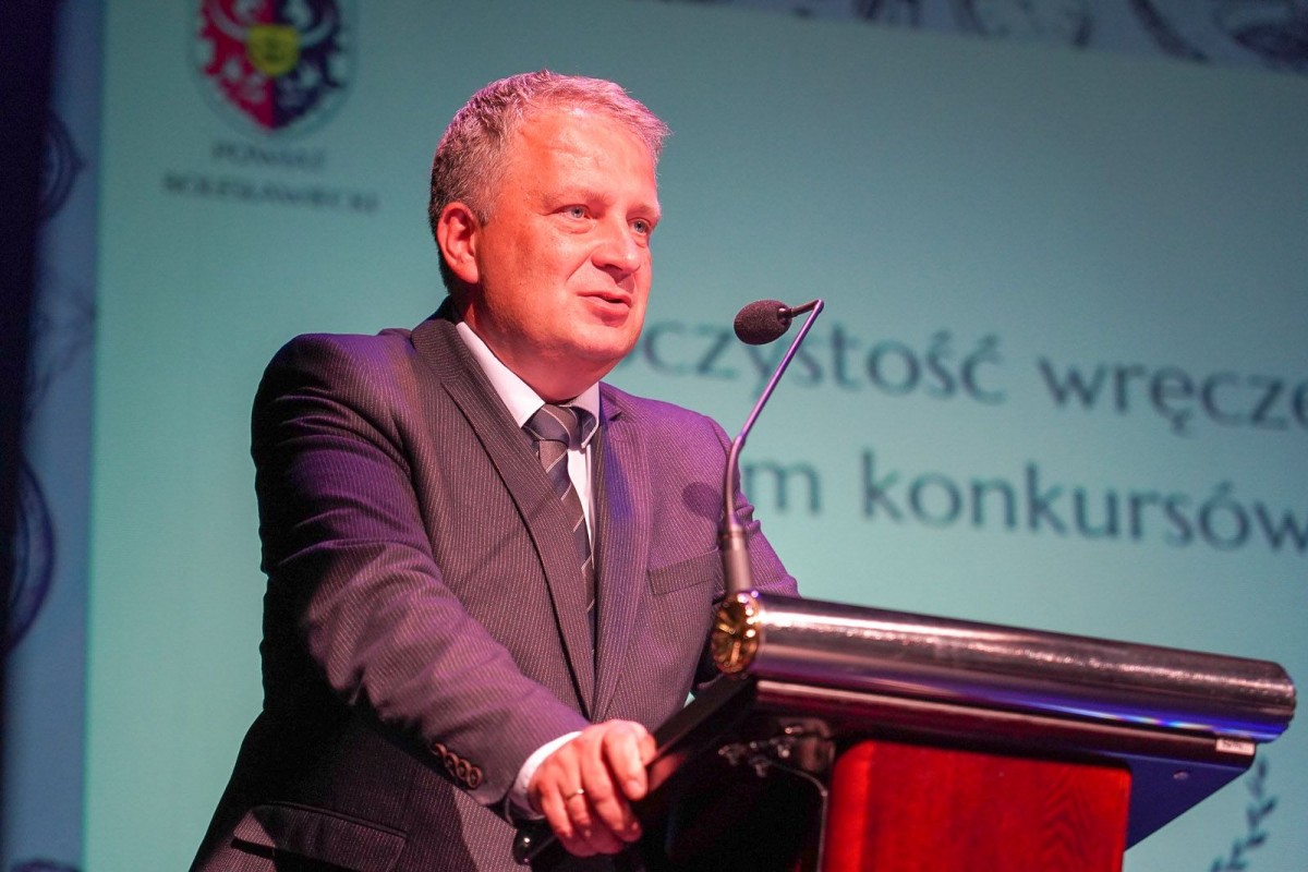 Uroczystość w Teatrze Starym w Bolesławcu