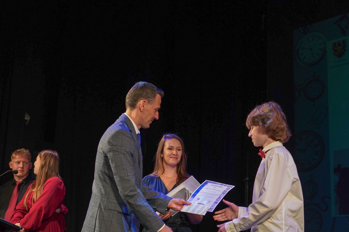 Uroczystość w Teatrze Starym w Bolesławcu