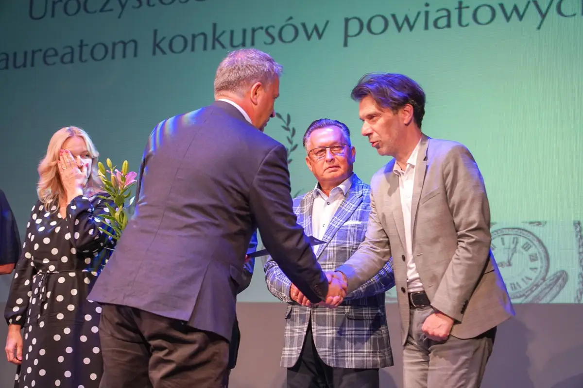Uroczystość w Teatrze Starym w Bolesławcu