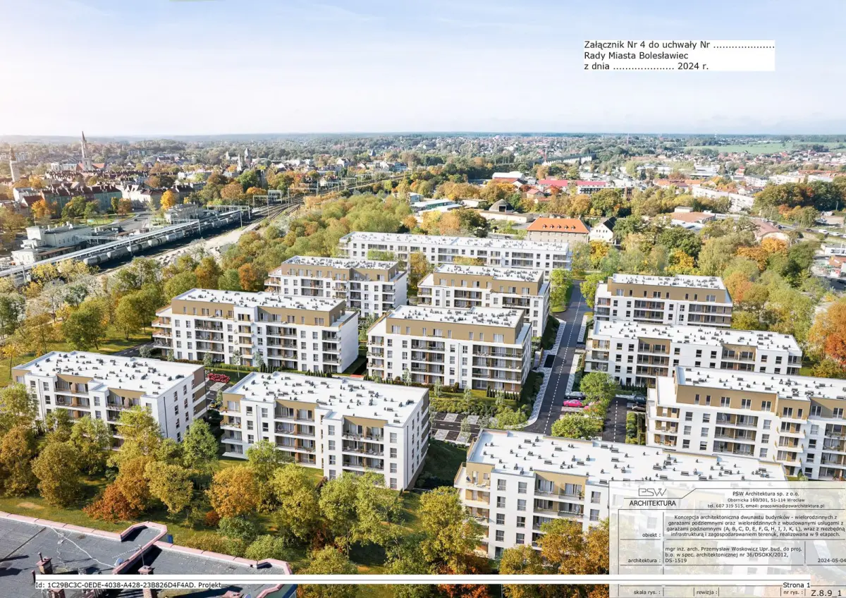 Inwestycja na Kościuszki w Bolesławcu: Mapa i wizualizacje