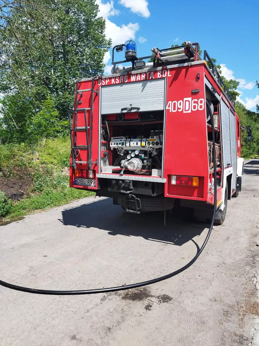 Akcja straży pożarnej