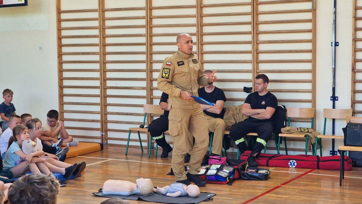 Spotkanie w szkole w Warcie Bolesławieckiej