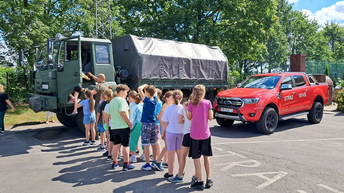 Spotkanie w szkole w Warcie Bolesławieckiej