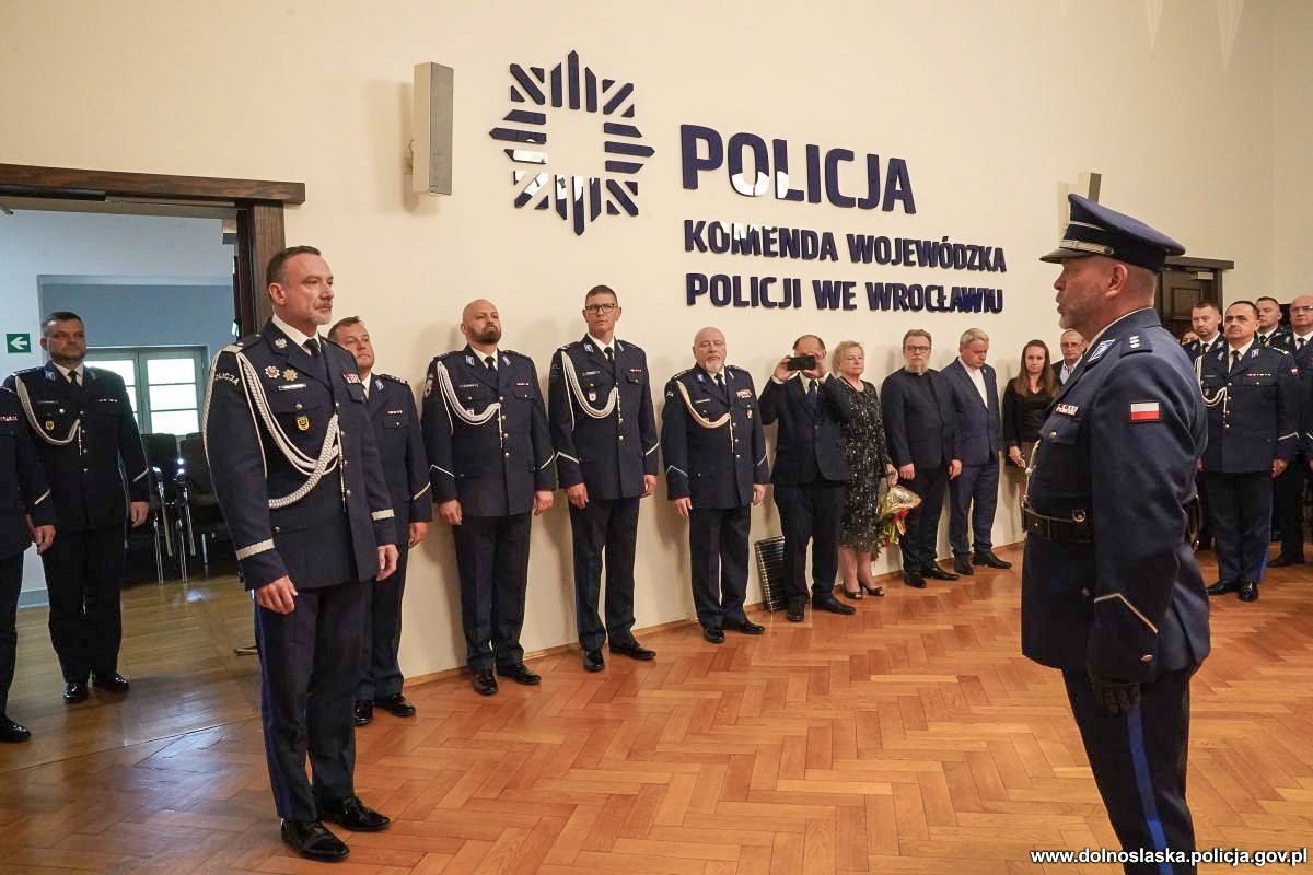 Policyjna uroczystość