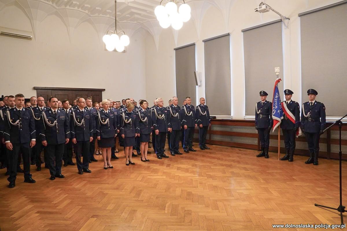 Policyjna uroczystość