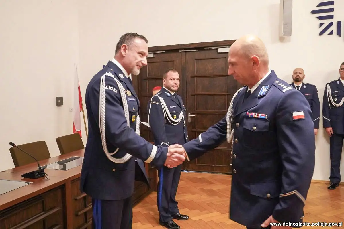 Policyjna uroczystość