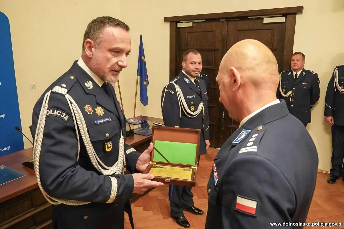 Policyjna uroczystość