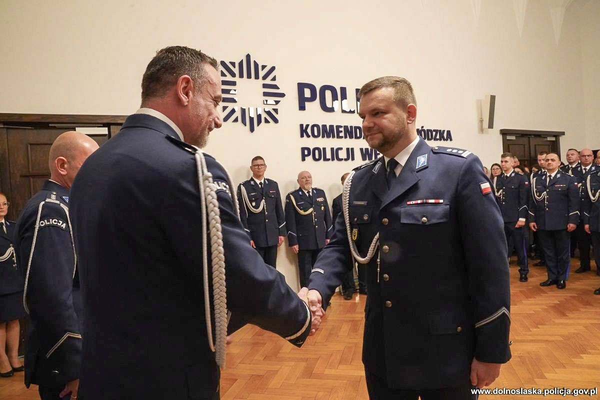 Policyjna uroczystość