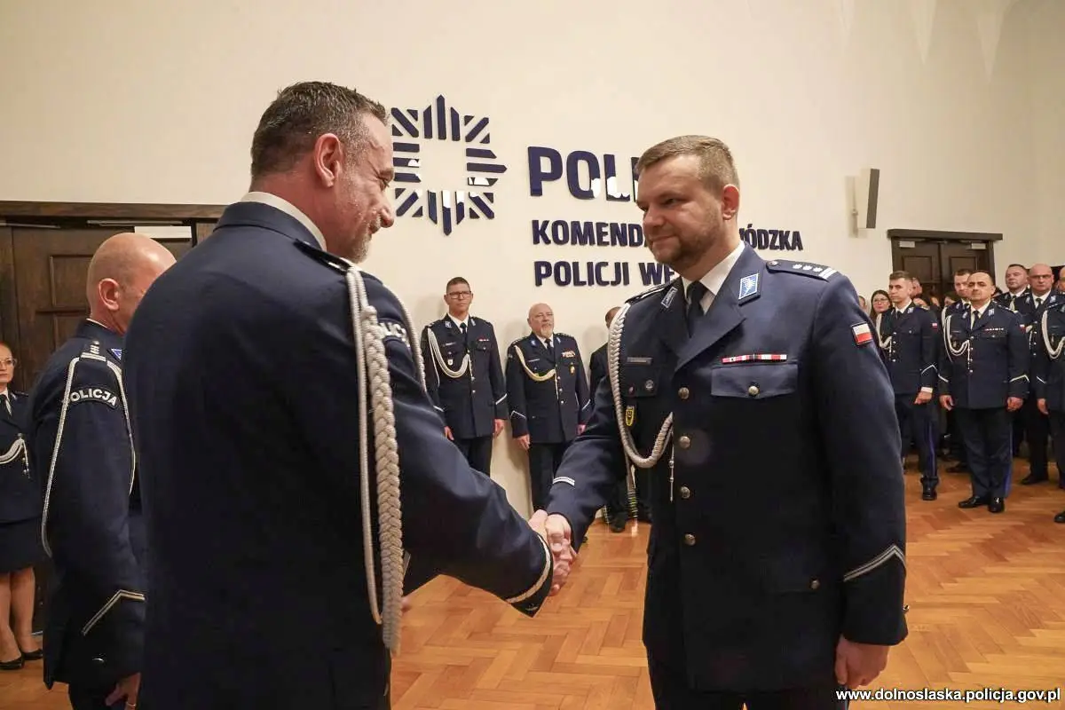 Policyjna uroczystość