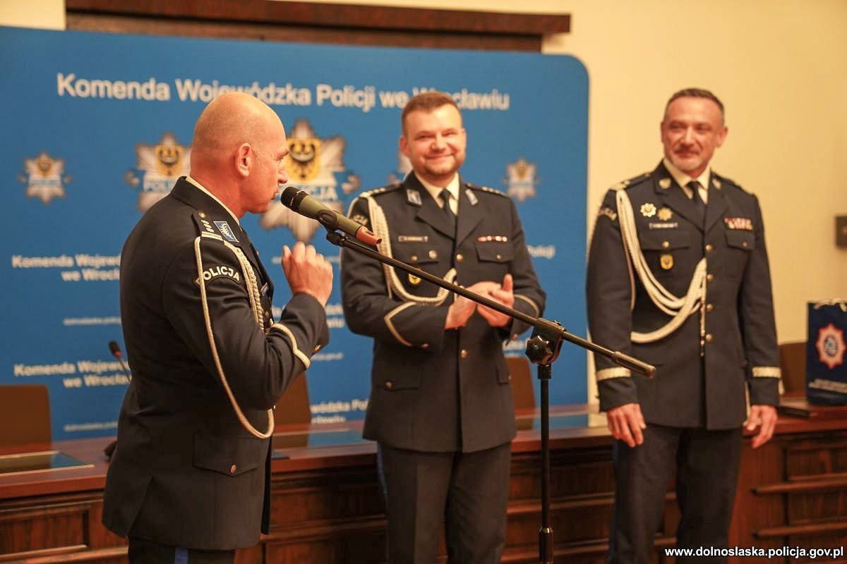 Policyjna uroczystość